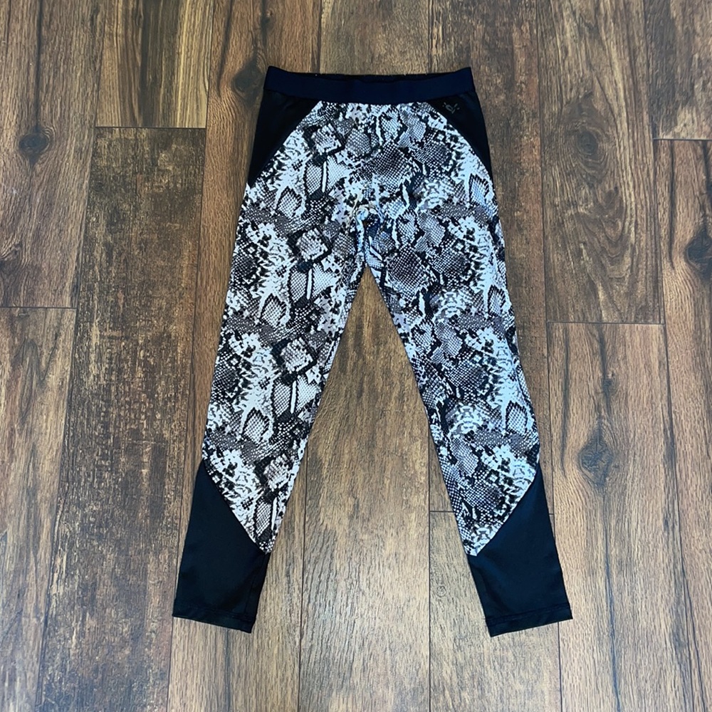 Snake print justice girls leggings
